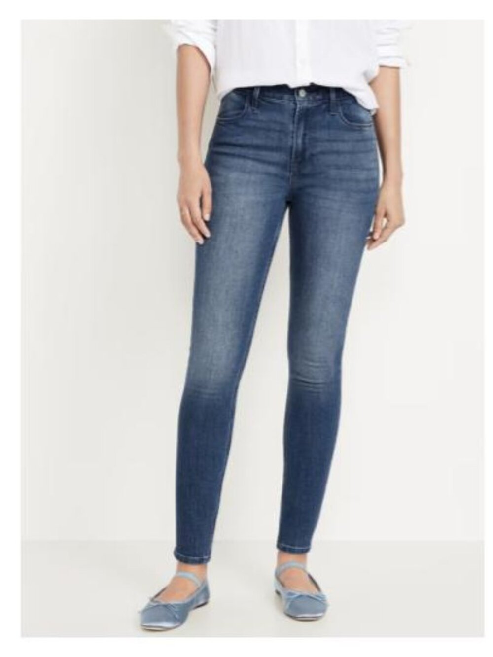 Old Navy High-Rise Wow Super-Skinny Jeans 10 Long